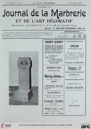 No. 7 (1er Février 1904)