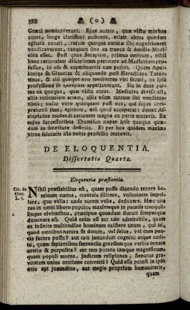 De Eloquentia.