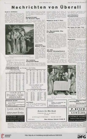 Nr. 44/45 (6. Nov. 1938), S. 6: Preisberichte