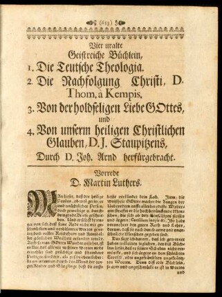 Vier uralte Geistreiche Büchlein