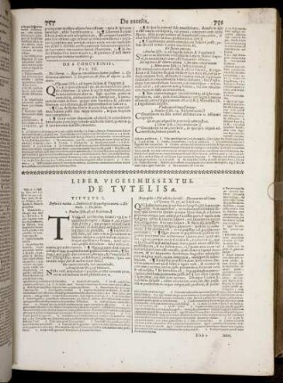 Liber Vigesimus Sextus. - Liber Vigesimus Septimus.
