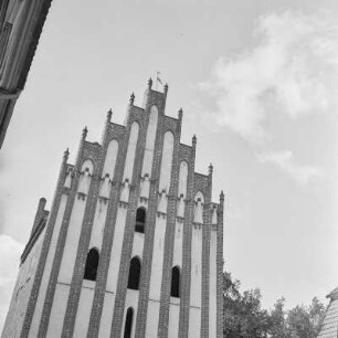 Stargarder Tor in Neubrandenburg, Stadtseite