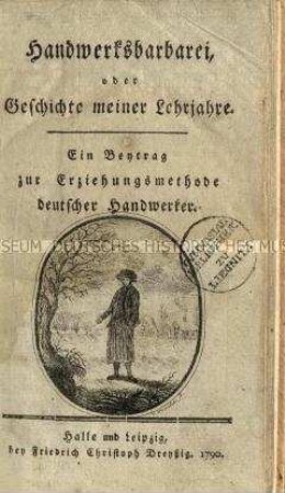 Buch über Erziehungsmethoden deutscher Handwerker