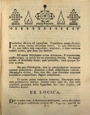 Positiones ex universa philosophia selectae