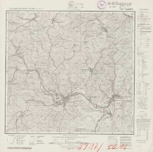 5016 (alte Nr.: 2917) Laasphe, Topographische Karte 1:25000 (4cm - Karte)