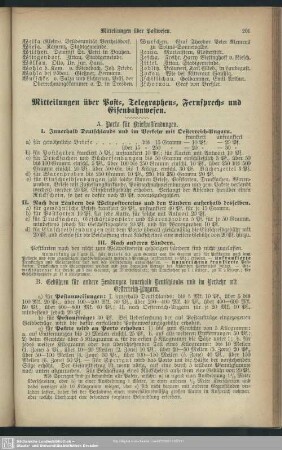 Mitteilungen über Post-, Telegraphen-, Fernsprech- und Eisenbahnwesen