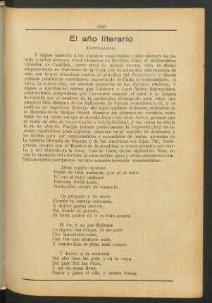 El año literario - (Continuación)