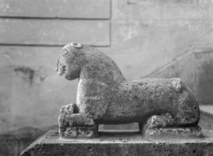 Ehemaliger Portal-Löwe "Leo albus"
