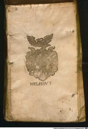 Melissi Schediasmatvm Reliqviae ...