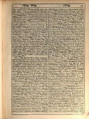 Thesaurus Linguae sanctae Compendiose scil. contractus ... : sive Concordantiale Lexicon Hebraeo-Latino-Biblicum: in quo, Lexica omnia Hebraica, huc usque edita, Methodice, Succincte, et quasi Synopticos exhibentur, una cum Concordantiis Hebraicis ... = Ôṣar lešôn haq-qôdeš