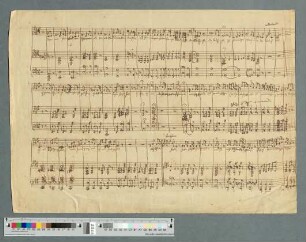 Lieder für eine Singstimme und Klavier, korrigierte Reinschrift