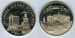 Medaille 150 Jahre Seebad Helgoland