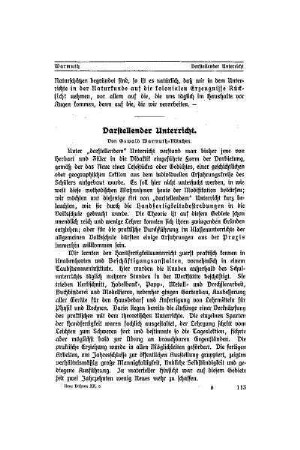 Darstellender Unterricht