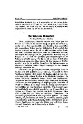 Darstellender Unterricht