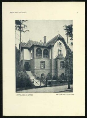 Tafel 59: Villa im Grunewald bei Berlin