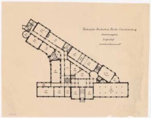 Technische Hochschule Berlin Erweiterungsbau: Grundriss (Erdgeschoss)