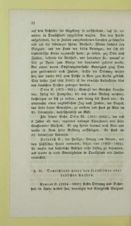 Deutschland unter den fränkischen oder salischen Kaisern