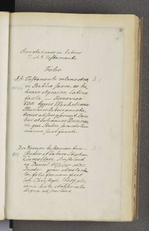 Annotationes in libros V. et N. Testamenti.