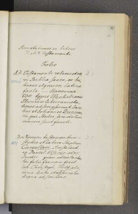 Annotationes in libros V. et N. Testamenti.
