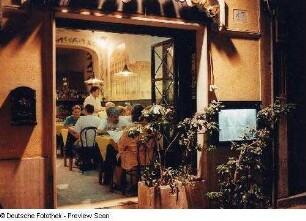 Blick in ein Restaurant