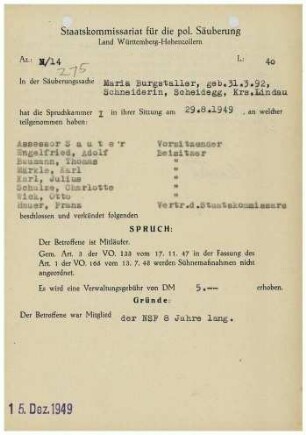 Burgstaller, Maria