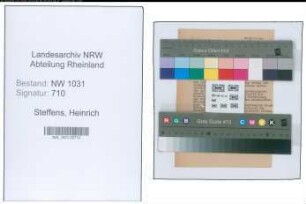 Entnazifizierung Heinrich Steffens , geb. (Konrektor)