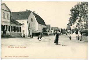 Luppa. Dorfstraße