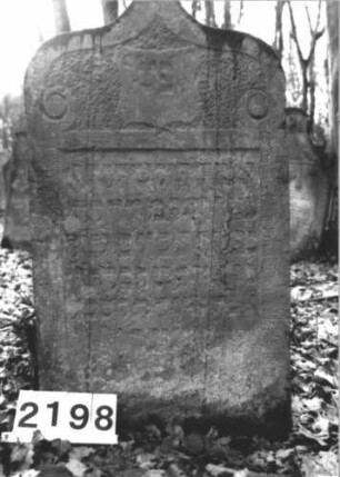 Grabstein 2198 (Detailaufnahme)