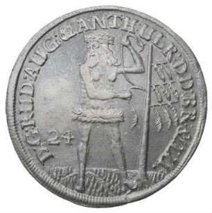 Fundmünze, 24 Mariengroschen (2/3 Taler), 1702