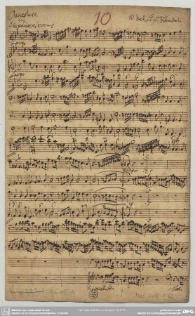 Alessandro Severo. Excerpts - Mus.2410-F-62 : strings, bc, ob (2); HWV A13