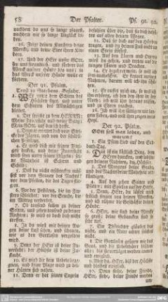 Der 91. Psalm. Trost in Sterbens-Gefahr