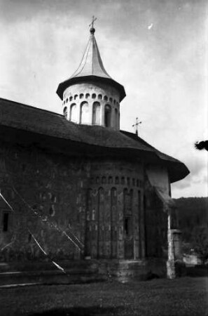 Voronet: Klosterkirche, Südseite mit Fresken