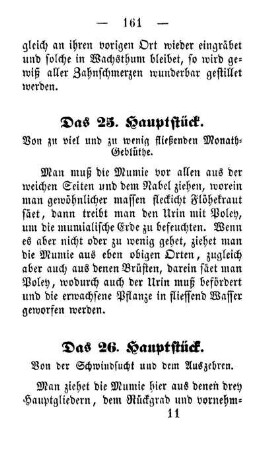 Das 25. Hauptstück. Von zu viel und zu wenig fließenden Monath-Geblüthe