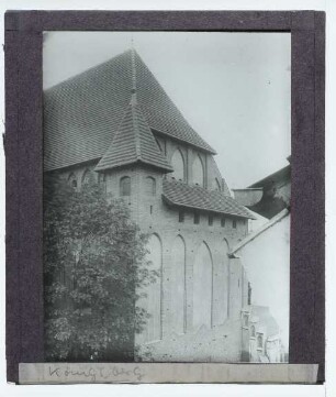 Königsberg, Dom : Außenansicht von SO, Chor, Ritterchor (nach Restaurierung)