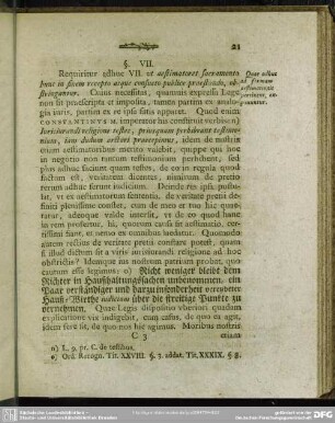 §. VII. Quae adhuc ad formam aestimationis pertinent, exponuntur