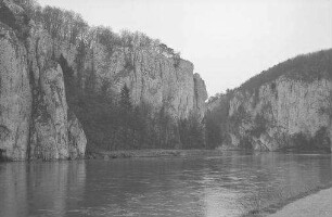 Weltenburg: Donaudurchbruch, Felspartien bei Weltenburg