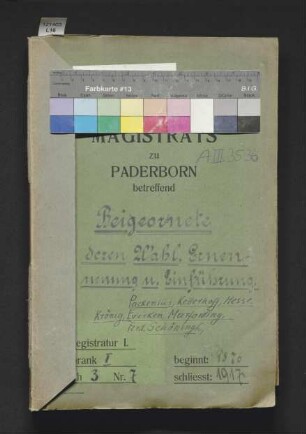 Wahl von Beigeordneten