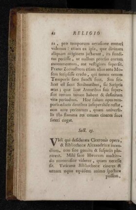 Sect. 23. [De Librorum multitudine.]