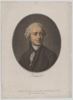 Bildnis Jean le Rond d'Alembert
