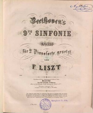 Beethoven's 9te Sinfonie op. 125