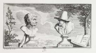 Die Büsten L. Senecas und P. Scarrons