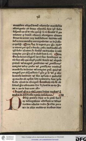 Sequitur quarta et ultima pars huius tractatus que tractat de absolutione et penitentie iniunctione. [Capitulum] 48.