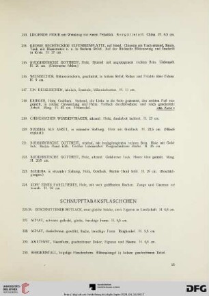 Schnupftabaksfläschen (Nr. 225-245)