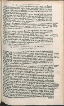 VI Hooftstuck. De Zeekusten en Havenen aen de zuydzyde van de witte Zee.