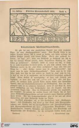Künstlerische Weihnachtsgeschenke