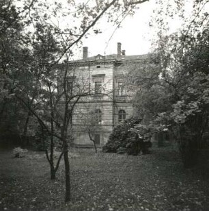 Reichenbach-Oberreichenbach, Oberreichenbacher Straße 86. Villa (um 1875). Gartenansicht