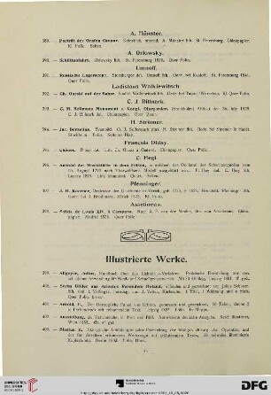 Illustrierte Werke (Nr. 399-468)