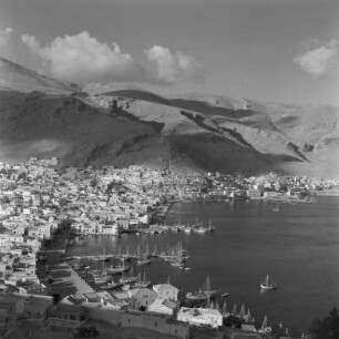 Kalymnos, Insel in der östlichen Ägäis, Pothia, Hafen und Stadt