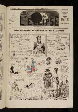 Page détachée de l'album de Mlle X., par Pépin