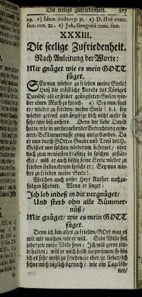 [XXXII]I. Die seelige Zufriedenheit.